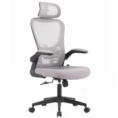 Cadeira De Escritório Dr. Office Handy V2, Mesh, Cinza E Preta, Dr-ch-hv2r1dgf