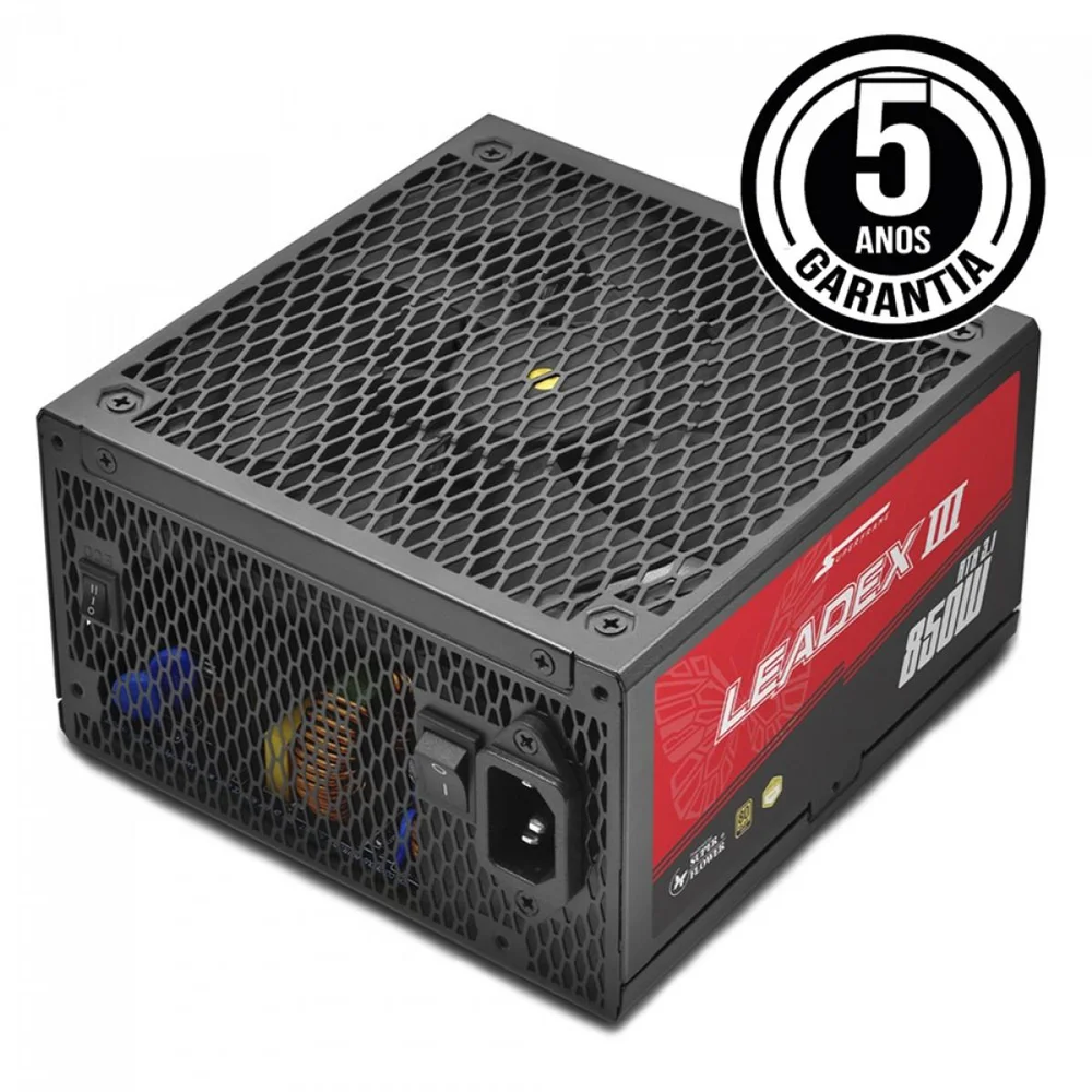 Imagem 3 de 5 do produto Fonte Superframe Leadex Iii Powered By Super Flower, 850w, 80 Plus Gold, Cybenetics Gold, Full Modular, Atx 3.1, Sf-850f14ge