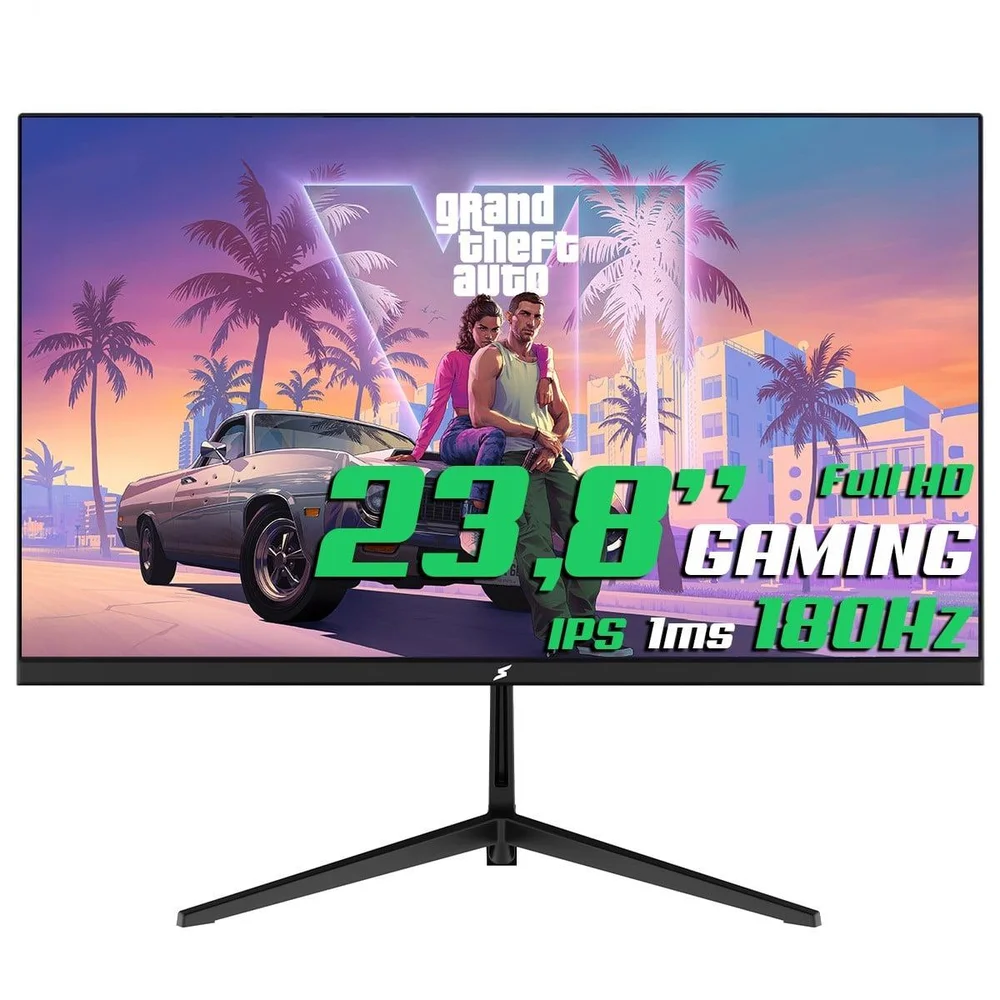 Monitor Gamer Superframe Precision, 23.8 Pol, Flat, Full Hd, Ips, 1ms, 180hz, 99% SRGB, Freesync/g-sync, HDMI/dp, Sf-mn-pre24fsifd1b Monitor Gamer Superframe Precision, 23.8 Pol, Flat, Full Hd, Ips, 1ms, 180hz, 99% SRGB, Freesync/g-sync, HDMI/dp, Sf-mn-pre24fsifd1b