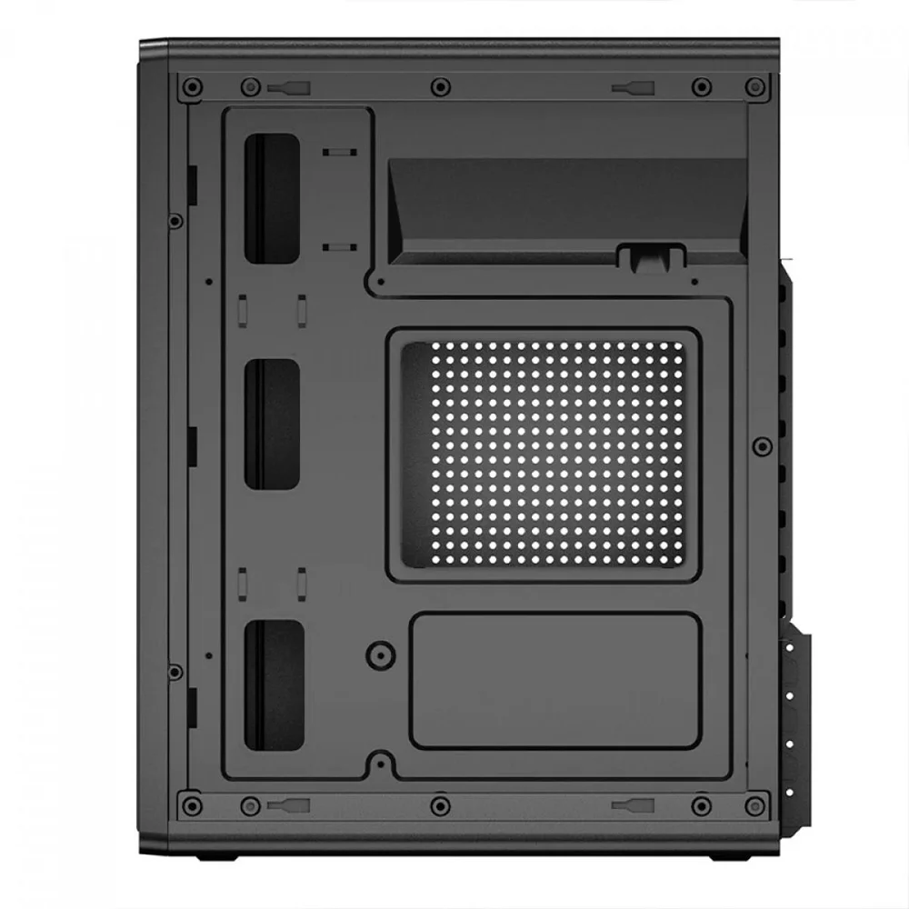 Imagem 2 de 5 do produto Gabinete Dr. Office D100f, Mini Tower, M-atx, Com Fonte 200w, Sem Fans, Preto, Do-cs-itbsfwp
