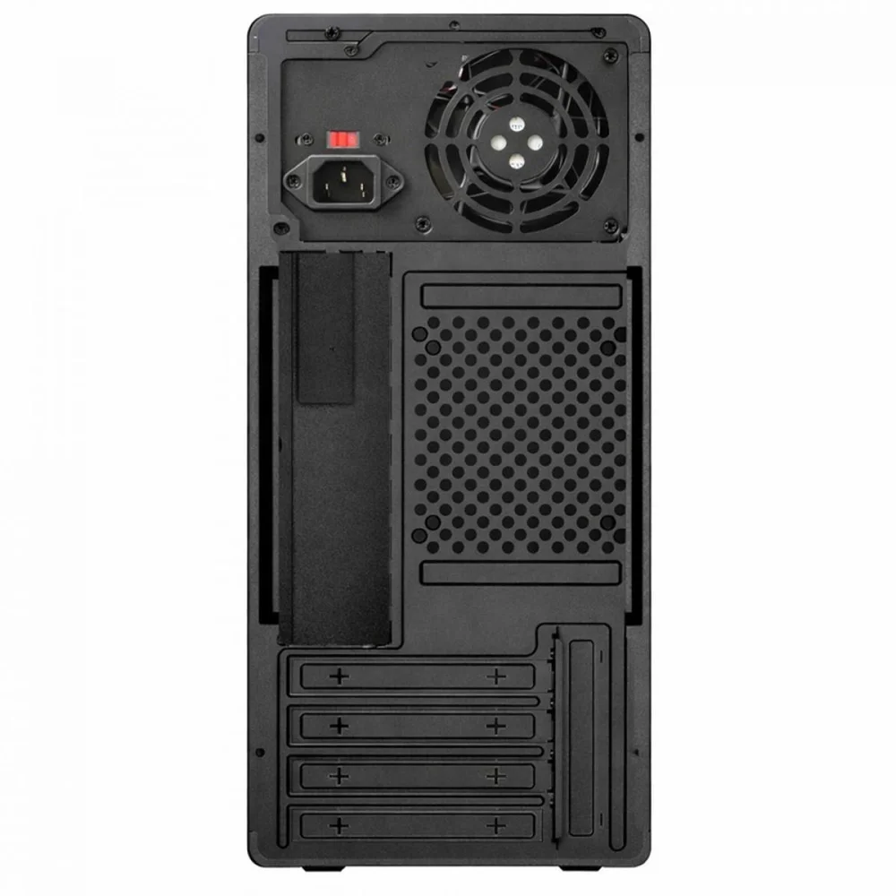 Imagem 4 de 5 do produto Gabinete Dr. Office D100f, Mini Tower, M-atx, Com Fonte 200w, Sem Fans, Preto, Do-cs-itbsfwp