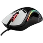Mouse Gamer Glorious Model D RGB Glossy Black Com Fio Sensor Pixart 12000 Dpi Ergonômico Ultraleve Alta Precisão PC Gaming