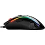 Mouse Gamer Glorious Model D RGB Glossy Black Com Fio Sensor Pixart 12000 Dpi Ergonômico Ultraleve Alta Precisão PC Gaming