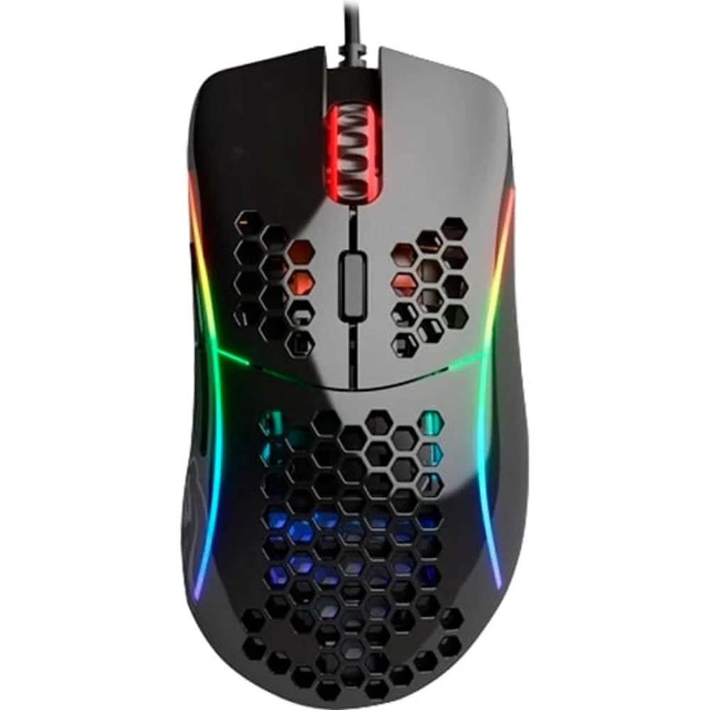 Mouse Gamer Glorious Model D RGB Glossy Black Com Fio Sensor Pixart 12000 Dpi Ergonômico Ultraleve Alta Precisão PC Gaming Mouse Gamer Glorious Model D RGB Glossy Black Com Fio Sensor Pixart 12000 Dpi Ergonômico Ultraleve Alta Precisão PC Gaming