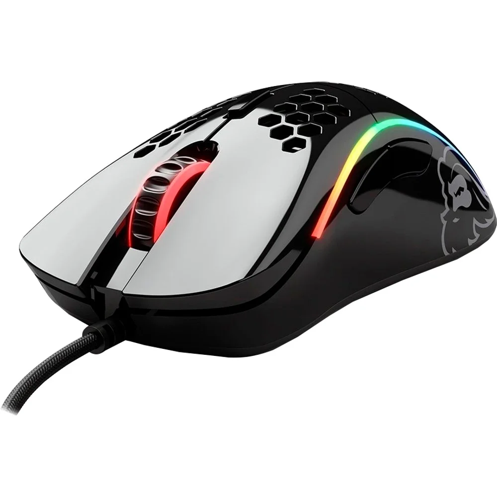 Mouse Gamer Glorious Model D RGB Glossy Black Com Fio Sensor Pixart 12000 Dpi Ergonômico Ultraleve Alta Precisão PC Gaming Mouse Gamer Glorious Model D RGB Glossy Black Com Fio Sensor Pixart 12000 Dpi Ergonômico Ultraleve Alta Precisão PC Gaming