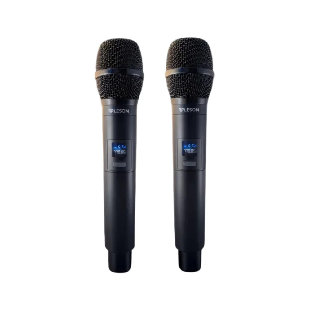 Imagem 4 de 5 do produto Microfone Leson Sem Fio Recarregável Duplo Party Voice