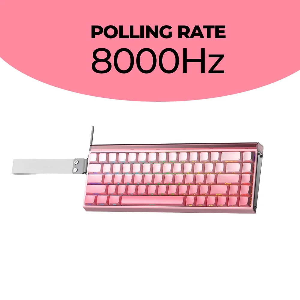 Imagem 5 de 5 do produto Teclado Gamer Aula Magnético 68 Keys 8k Polling Efeito Hall