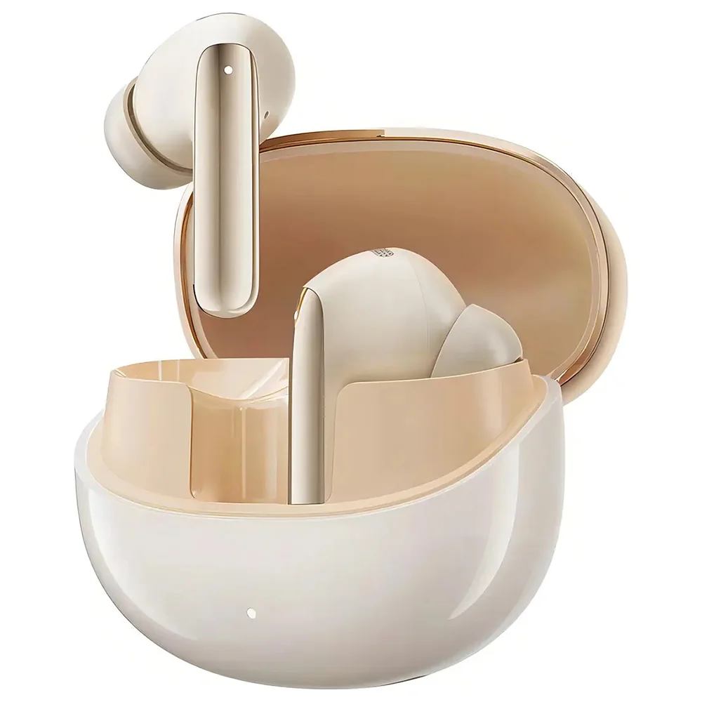 Qcy Melobuds Pro Ht08 (dourado) Fone De Ouvido Bluetooth 5.3, Cancelamento De Ruído Anc - Android, E Ios,