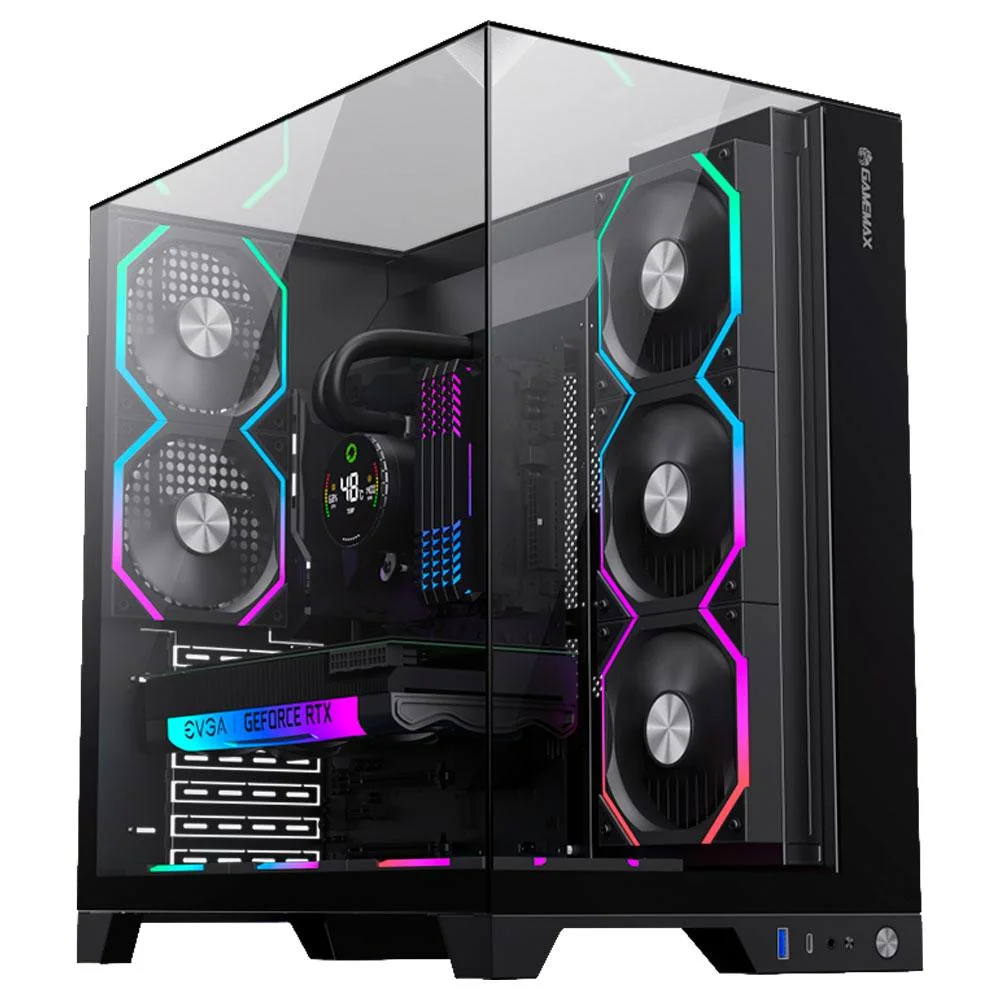 Gabinete Gamer Gamemax Lucent Pro Mid Tower Atx Preto - 010000563