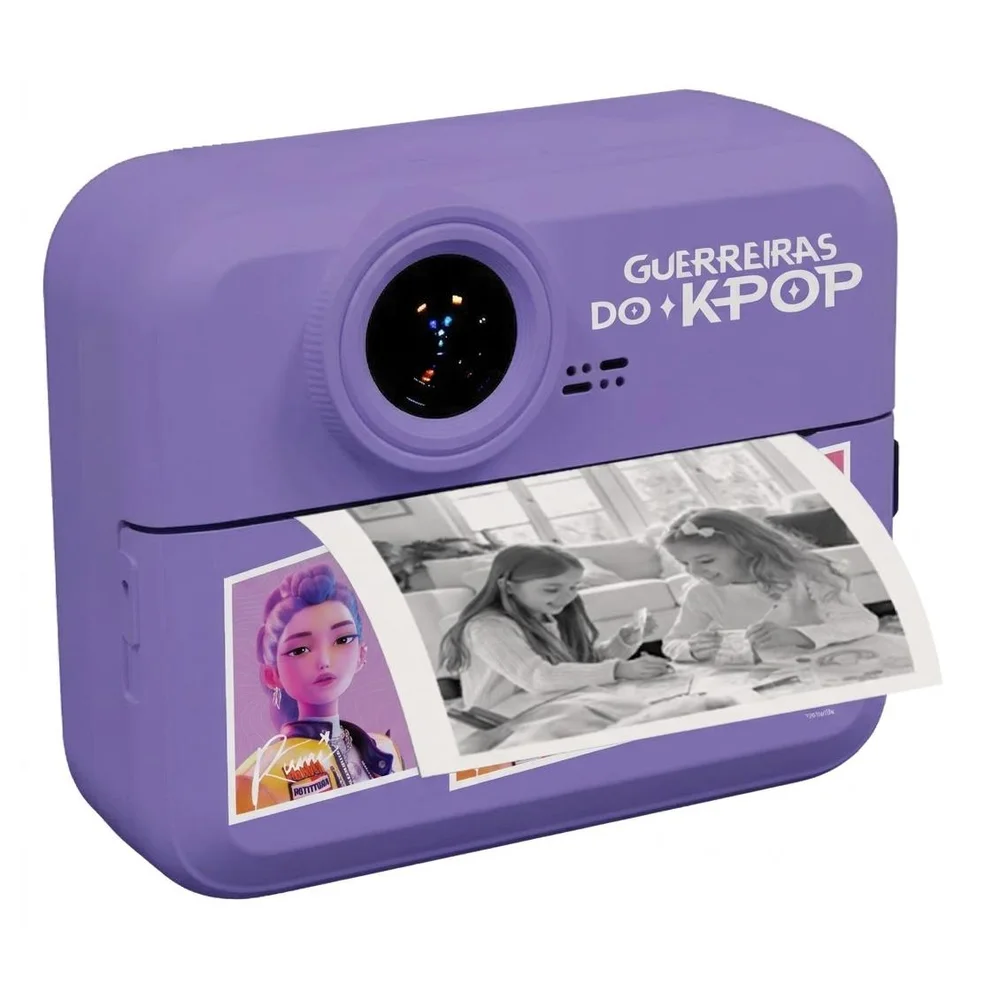 Imagem 3 de 5 do produto Câmera Digital Infantil Com Impressão Guerreiras Do K-pop