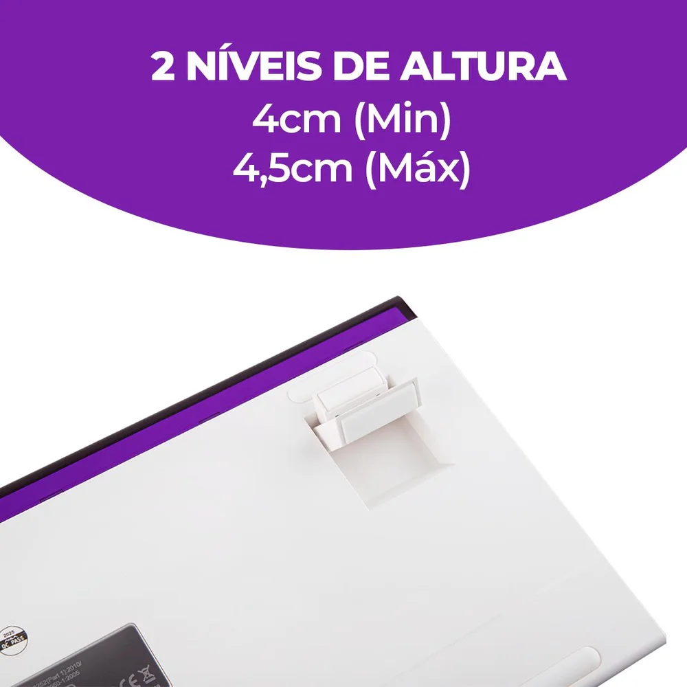 Imagem 3 de 5 do produto Teclado Aula Hero 84 He Esports Black King Switches Hot Swap