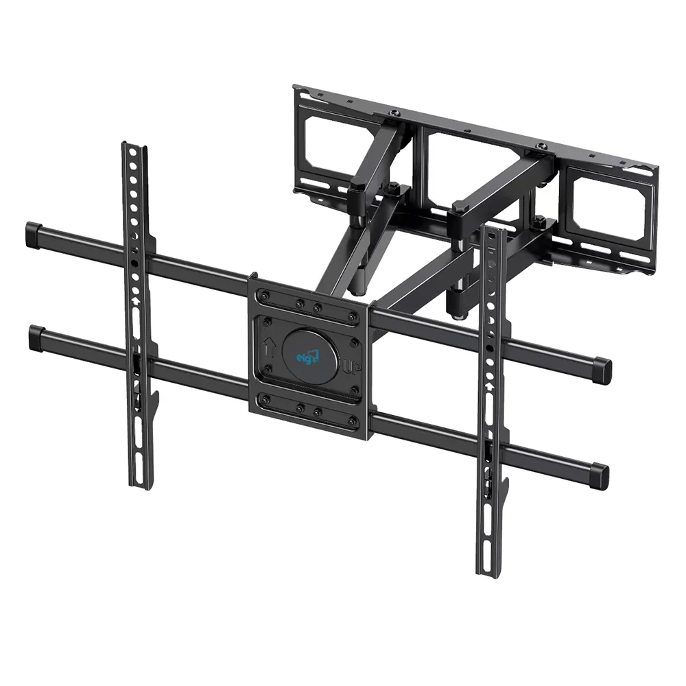Imagem 3 de 5 do produto Suporte Articulado De Parede Para Tv 32 A 86 Pol Vesa 600x400 Até 45kg Preto Elg A02v6wp
