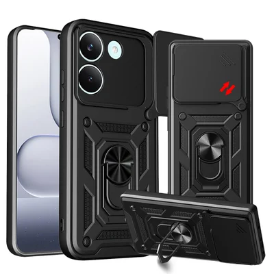 Capa Militar P/ Poco X8 Pro - Capinha Case Protetora Anti Impacto Queda Armadura Resistente