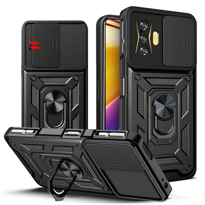 Capa Militar P/ Poco F4 Gt - Capinha Case Protetora Anti Impacto Queda Armadura Resistente