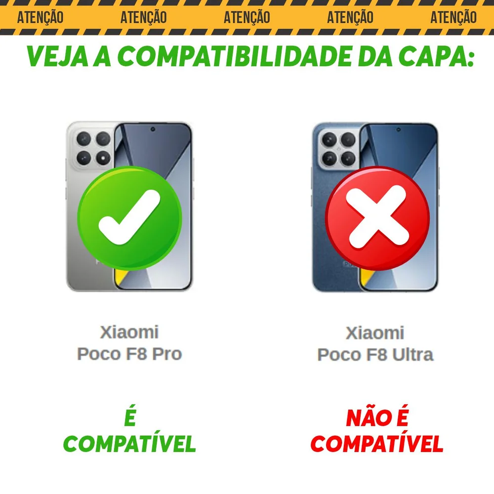 Imagem 5 de 5 do produto Capa Militar P/ Poco F8 Ultra - Capinha Case Protetora Anti Impacto Queda Armadura Resistente