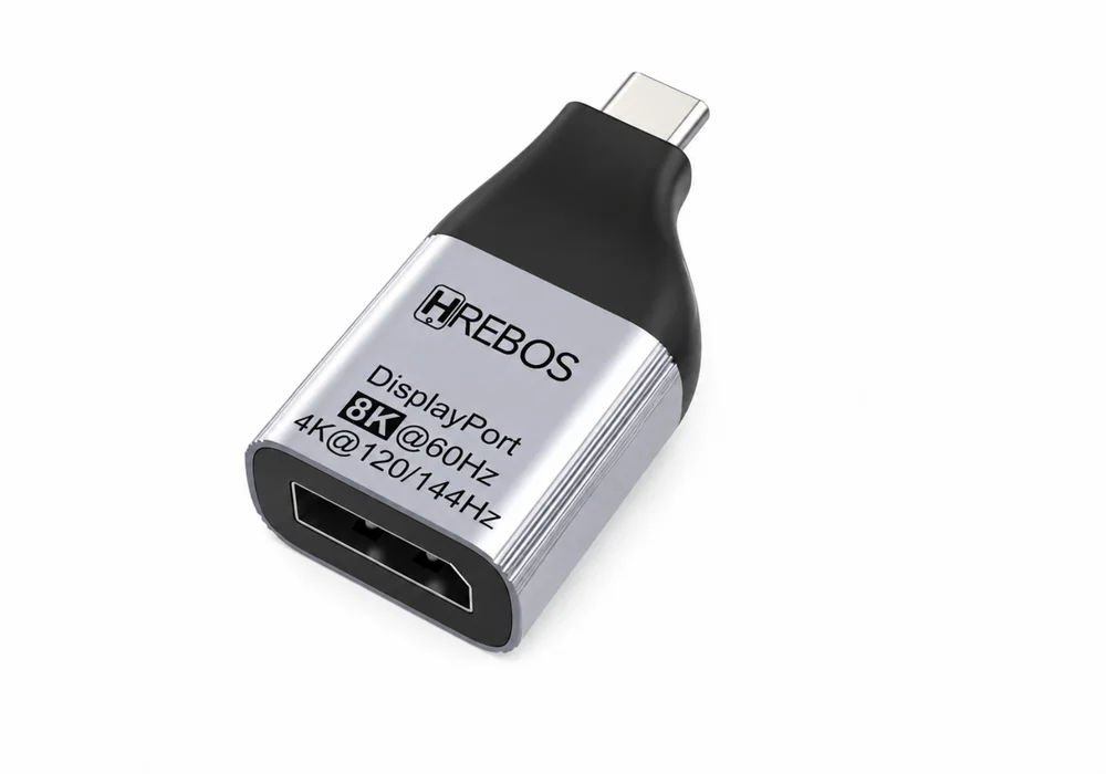 Imagem 2 de 5 do produto Adaptador Usb-c Para Displayport Hrebos Premium 8k 60hz