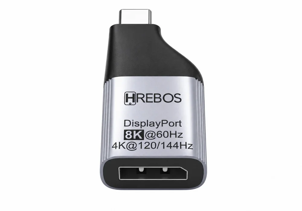 Imagem 4 de 5 do produto Adaptador Usb-c Para Displayport Hrebos Premium 8k 60hz