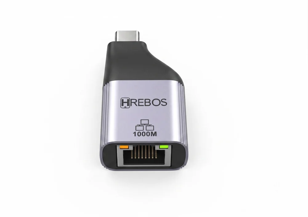 Imagem 4 de 5 do produto Adaptador Ethernet Usb-c Gigabit Hrebos Premium Astralink Ad-278