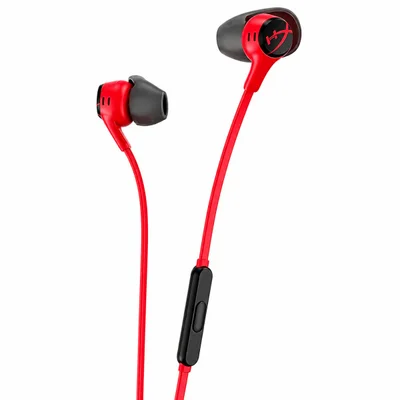 Fone De Ouvido Com Fio Gamer Hyperx Cloud Earbuds Ii Vermelho Ceb007