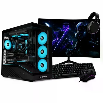 PC Gamer Completo Ryzen 5 5500, Rx 7600, 16gb Ddr4, SSD Nvme 500gb, 600w 80 Plus, Gyke65lh-e
