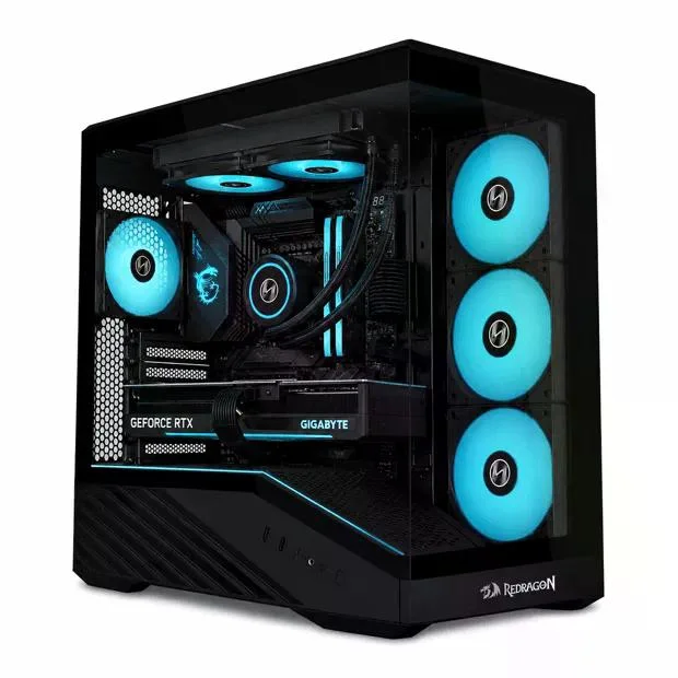 PC Gamer Completo Ryzen 5 5500, Rx 7600, 16gb Ddr4, SSD Nvme 500gb, 600w 80 Plus, Gyke65lh-e - view 2