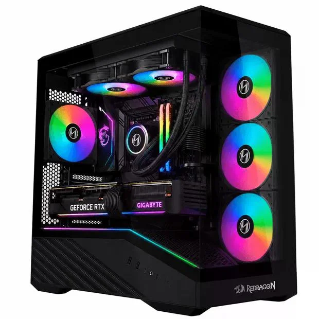 PC Gamer Completo Ryzen 5 5500, Rx 7600, 16gb Ddr4, SSD Nvme 500gb, 600w 80 Plus, Gyke65lh-e - view 3
