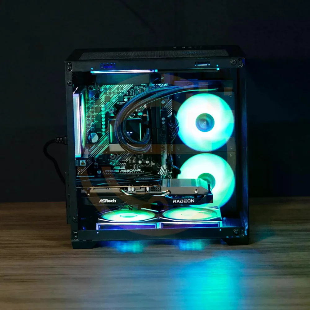 PC Gamer Amd Ryzen 5, Rx 580, 16gb Ddr4, SSD 480GB, 500w 80 Plus, Fhmm9iz2-e - view 5