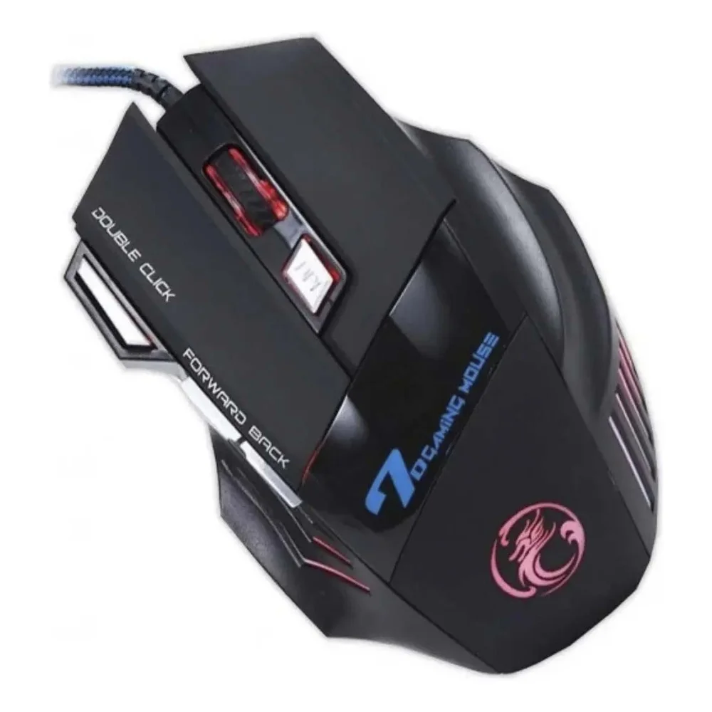 Imagem 2 de 4 do produto Mouse Gamer Óptico 3200 Dpi 7 Botões LED X7 Shinka