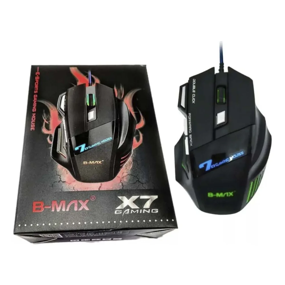Imagem 3 de 4 do produto Mouse Gamer Óptico 3200 Dpi 7 Botões LED X7 Shinka