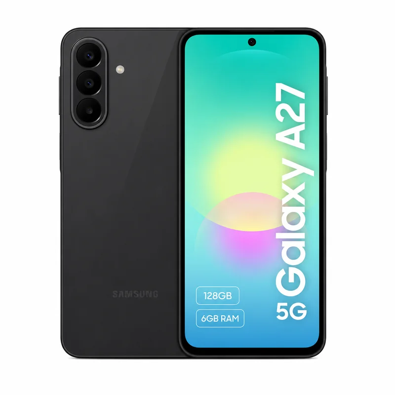 Smartphone Samsung Galaxy A27 5g 128GB 6gb Ram Tela 6,7" Super AmoLED 120hz Câmera 50mp Nfc Bateria 5000mah Preto