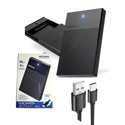 Case Externo Hd/ssd Tipo C Preto Cghd-46