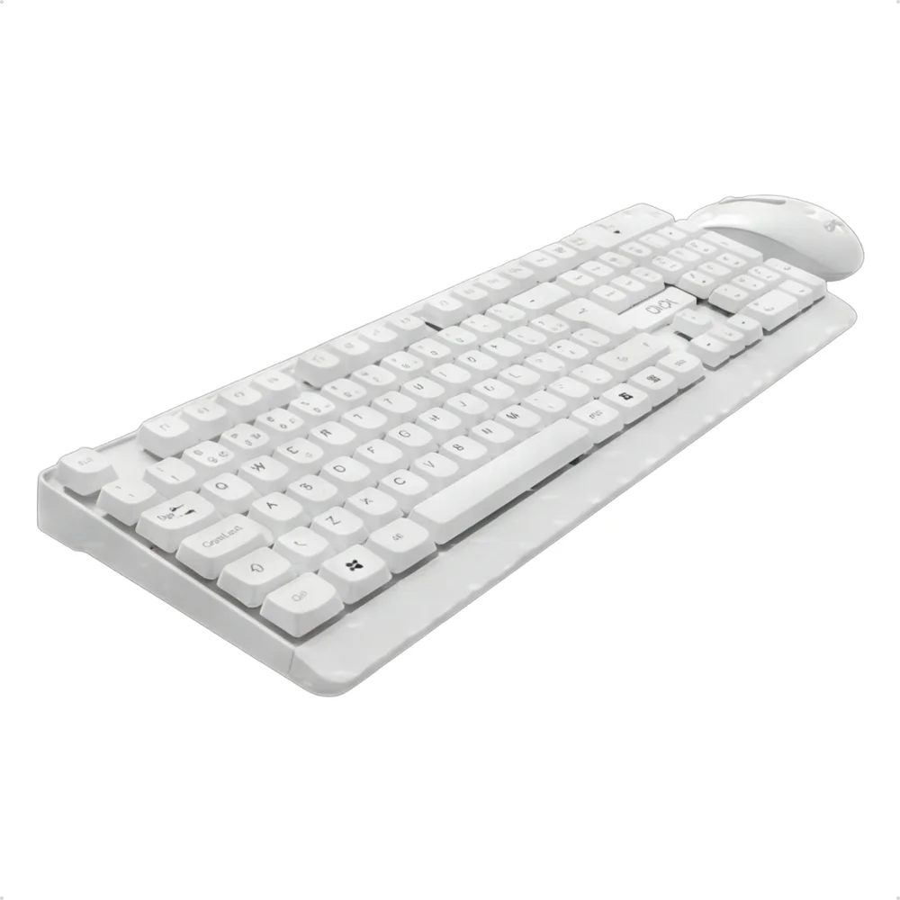 Imagem 5 de 5 do produto Kit Teclado E Mouse Wireless Oex Tm406   PC Notebook Receptor Nano Usb Ergonômico