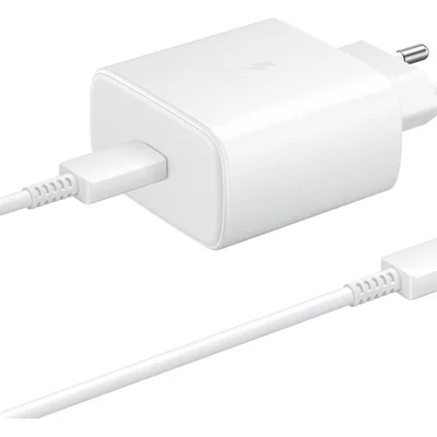 Carregador Samsung Turbo (super Fast Charging) 45w Com Cabo 1,8m Usb-c (tipo-c) Branco
