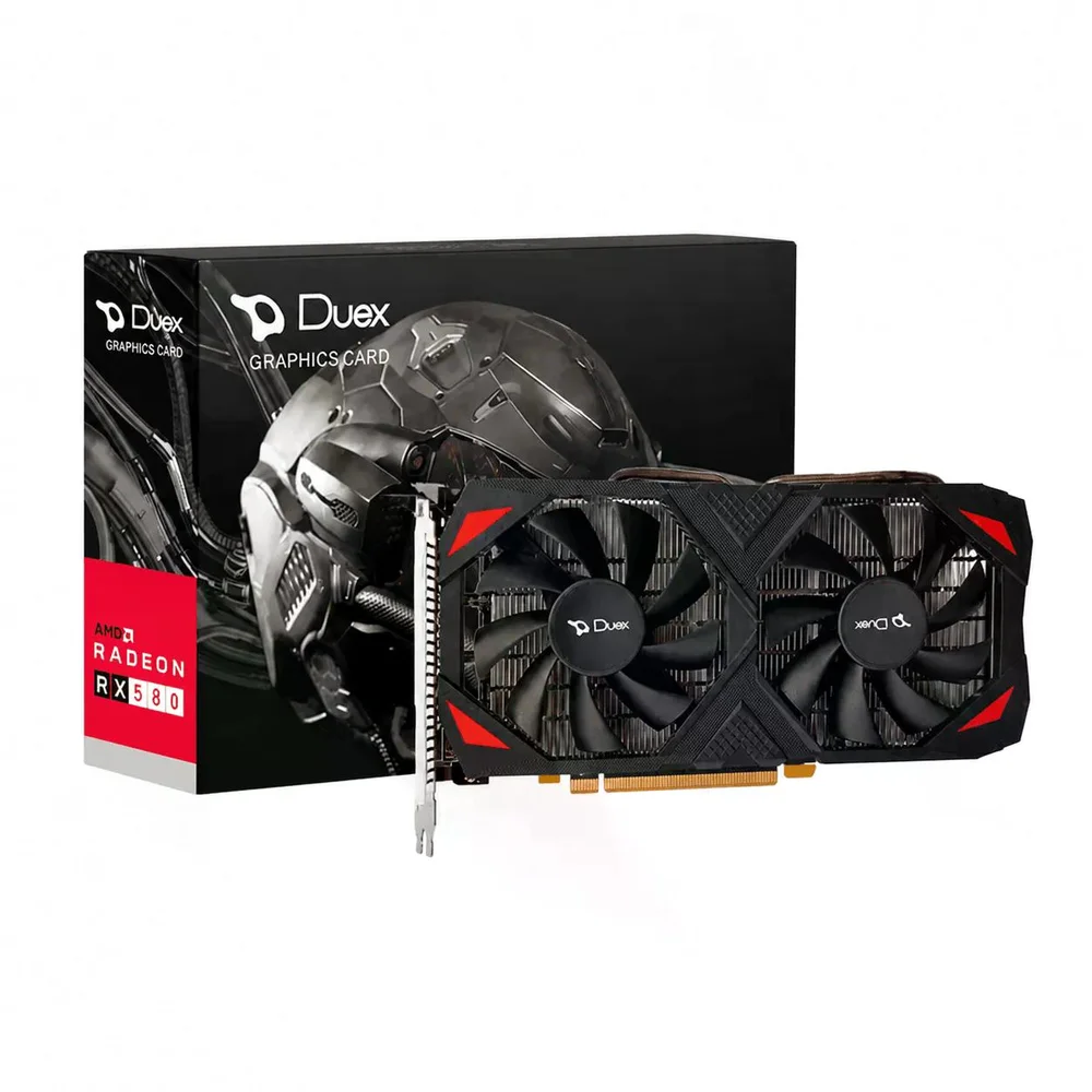 Placa De Vídeo Duex Radeon Rx 580, 8GB, GDDR5, Dxrx580-8gd5ha