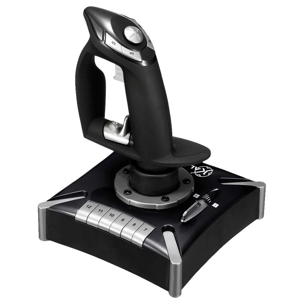 Imagem 4 de 5 do produto Manche E Acelerador Para Simulador De Voo Kalkan Mobius Preto Klk00006
