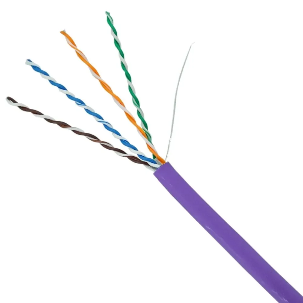 Imagem 3 de 4 do produto Cabo De Rede Cat6a Lilas F/utp Blindado Siemon 100 Metros