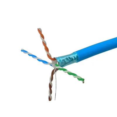 Cabo De Rede Cat6a Azul F/utp Blindado Siemon 100 Metros