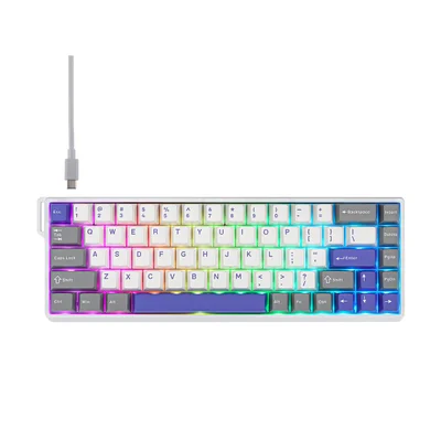 Teclado Gamer Aula W68 He Max Hall Effect Hot-swap RGB