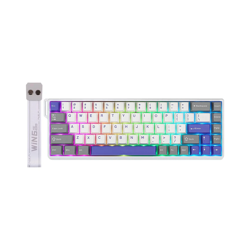 Imagem 2 de 5 do produto Teclado Gamer Aula W68 He Max Hall Effect Hot-swap RGB