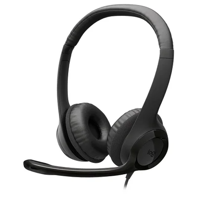 Fone De Ouvido Mic Logitech H390 Usb-c Preto - 981-001575