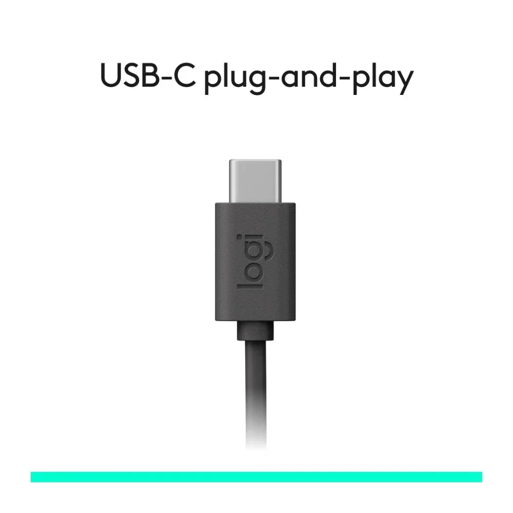 Imagem 3 de 5 do produto Fone De Ouvido Mic Logitech H390 Usb-c Preto - 981-001575