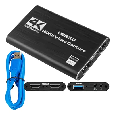 Placa De Captura Externa HDMI Usb 3.0 4k 60fps Para S