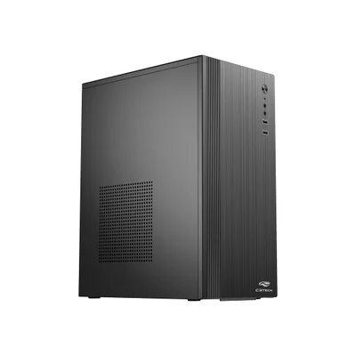 Gabinete Comum Micro-atx C3tech Mt-39bk, Com Fonte 200w, Preto, Gar: T3m