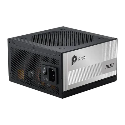 Fonte Msi Pro A1000pl, 1000w, Full Modular, Atx 3.1, PCie 5.1, 80 Plus Platinum, Preto, 306-7zplx19-hd8