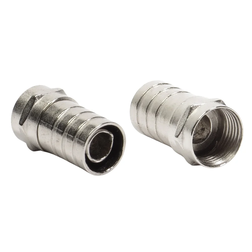 Imagem 1 de 3 do produto Conector F Rg 6 Tipo Barril Storm 100 Unidades