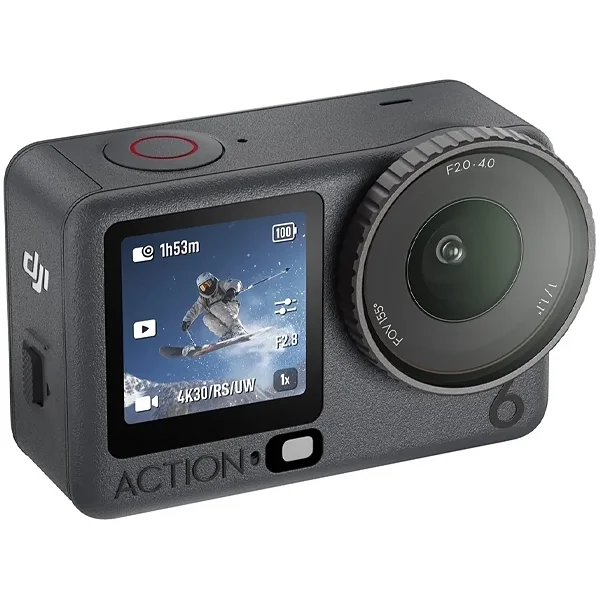 Câmera De Ação Dji Osmo Action 6 Adventure Kit 8k - Preta