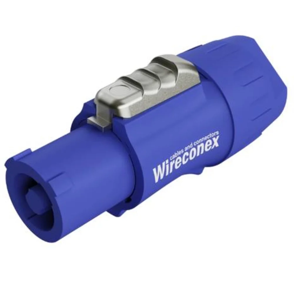 Imagem 5 de 5 do produto Wc 1803 Conector De Ac-in De Linha Wireconex Azul