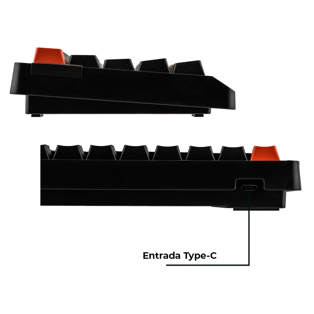 Imagem 2 de 5 do produto Teclado Gamer Epomaker He68 Lite Magnético Hall RGB 65% 8khz