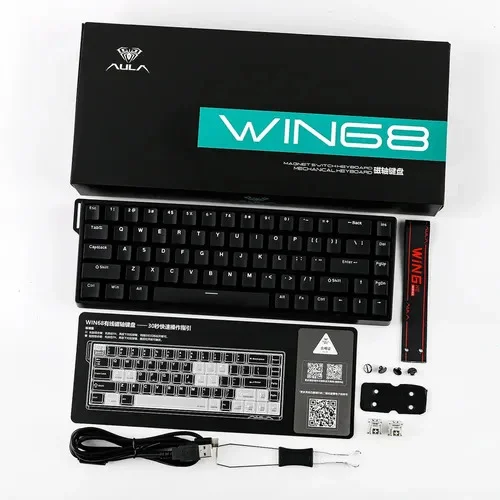 Teclado Magnético Aula Win68 He 8k 0.02mm Rapid Trigger 68% Teclado Magnético Aula Win68 He 8k 0.02mm Rapid Trigger 68%