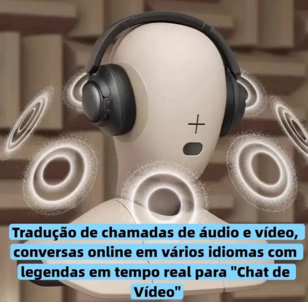 Imagem 2 de 5 do produto Fone Bluetooth Over Ear H'maston Sns15 Sem Fio Com Microfone LED Preto